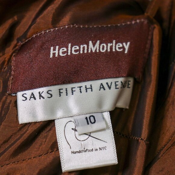 HELEN MORLEY Womens *10 Strapless Bespoke Gown Dress *Altered - Picture 2 of 16